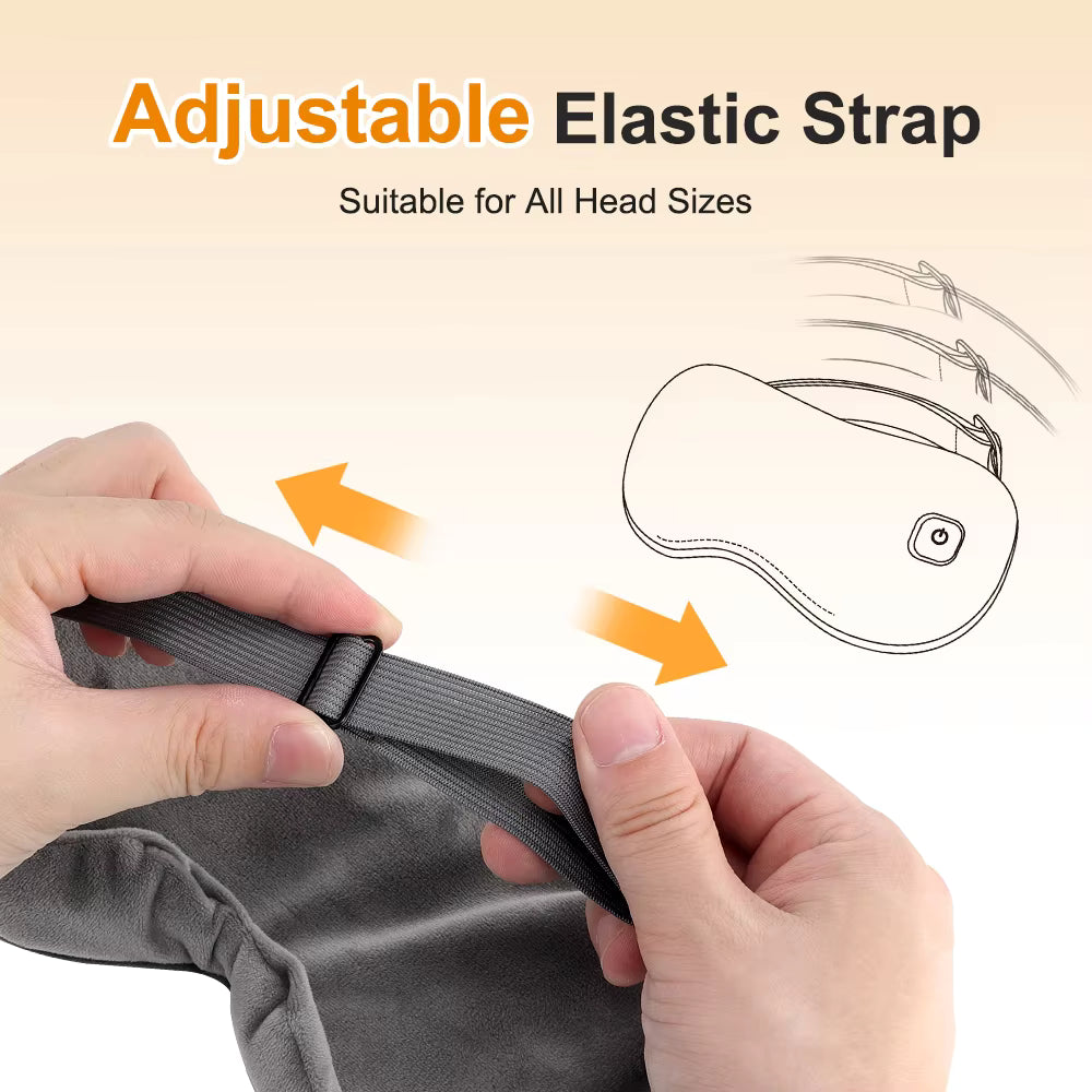 Heated Eye Massager – Cordless Hot Compress Eye Mask for Eye Strain, Dark Circles & Better Sleep