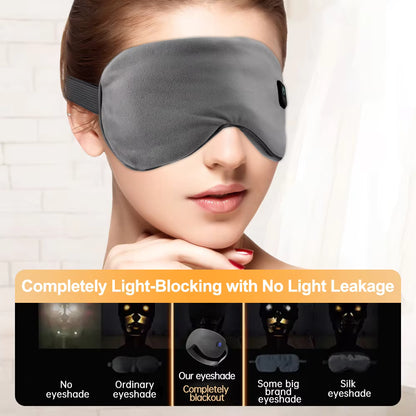 Heated Eye Massager – Cordless Hot Compress Eye Mask for Eye Strain, Dark Circles & Better Sleep