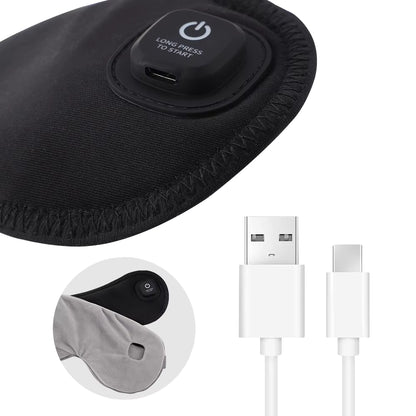 Heated Eye Massager – Cordless Hot Compress Eye Mask for Eye Strain, Dark Circles & Better Sleep